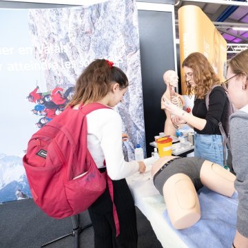 Le salon valaisan des formations et métiers. Martigny. Jeudi 9 mars 2023